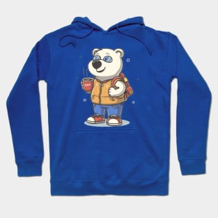 Polar bear coffee Hoodie